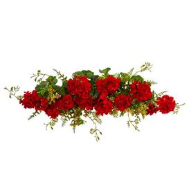 NEARLY NATURAL NEARLY NATURAL 32-in Geranium and Berry Swag