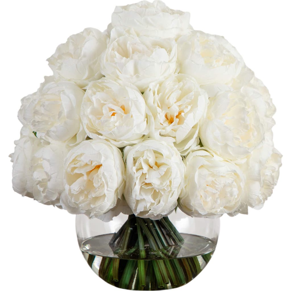NEARLY NATURAL NEARLY NATURAL Wedding Collection 15-in Artificial Peony Arrangement