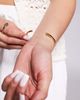 Neck On The Line Neck On The Line gold plated stainless steel knotted bangle bracelet - 3