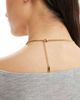 Neck On The Line Neck On The Line gold plated stainless steel t-bar chain necklace - 4