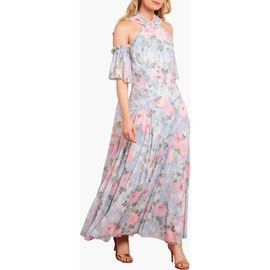 Needle & Thread Needle & Thread Camille's Garden Halter Neck Ankle Gown