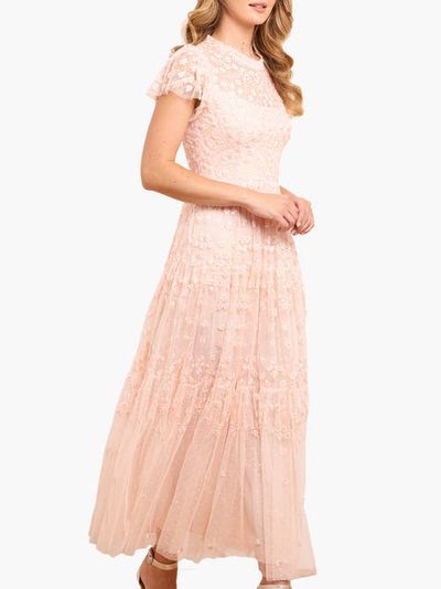 Needle & Thread Needle & Thread Clover Short Sleeve Ankle Gown