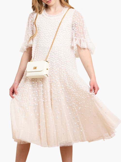 Needle & Thread Needle & Thread Dappled Sequin Short Cape Kids DressLittle Kid, Big Kid