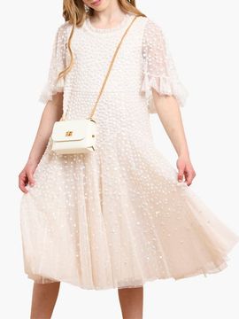 Needle & Thread Needle & Thread Dappled Sequin Short Cape Kids DressLittle Kid, Big Kid
