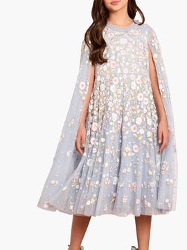 Needle & Thread Needle & Thread Ethereal Blooms Cape Kids DressToddler, Little Kid, Big Kid