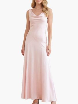 Needle & Thread Needle & Thread Evangeline Satin Cowl Neck Gown