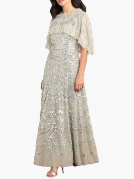 Needle & Thread Needle & Thread Freya Cape Ankle Gown