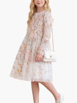Needle & Thread Needle & Thread Garden Long Sleeve DressToddler, Little Kid, Big Kid