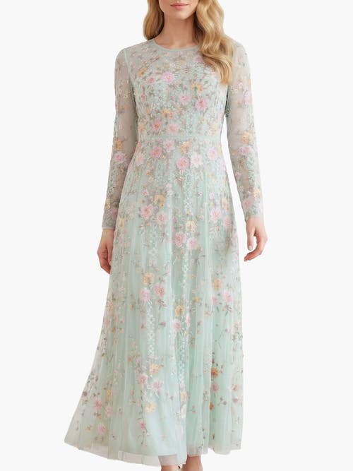 Needle & Thread Needle & Thread Garden Rose Long Sleeve Maxi Gown