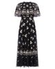Needle & Thread Needle & Thread Henrietta Embroidered Scallop Cape Dress - 2