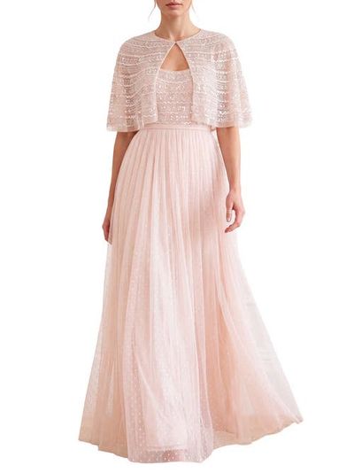 Needle & Thread Needle & Thread Lace Coppelia Embellished Cape Dress
