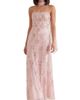 Needle & Thread Needle & Thread Lovers Lace Strapless Evening Gown - 1