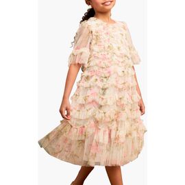 Needle & Thread Needle & Thread Rose Scallop Ruffle Kids DressToddler, Little Kid, Big Kid