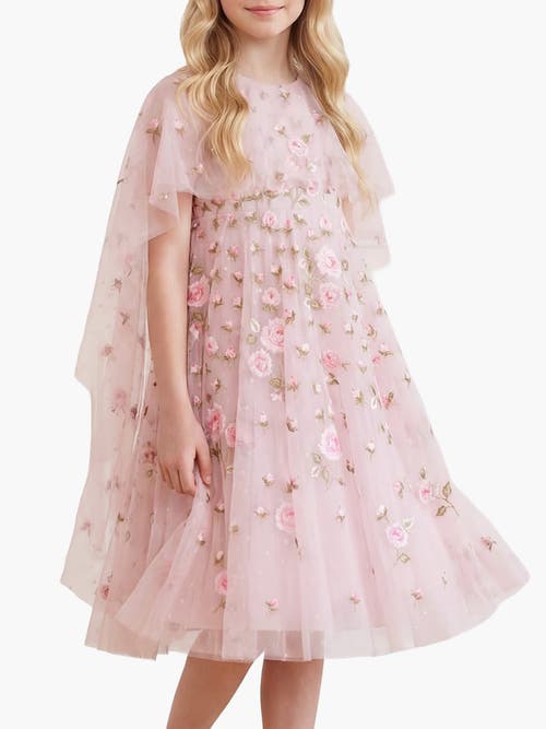 Needle & Thread Needle & Thread Round Neck Cape DressToddler, Little Kid, Big Kid