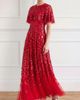 Needle & Thread Needle & Thread Snowdrop Cape Embellished Maxi Dress - 3