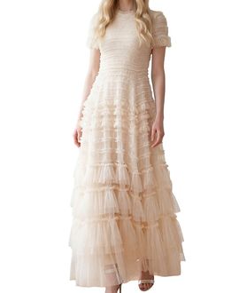 Needle & Thread Needle & Thread Valentine Ruffle Maxi Gown