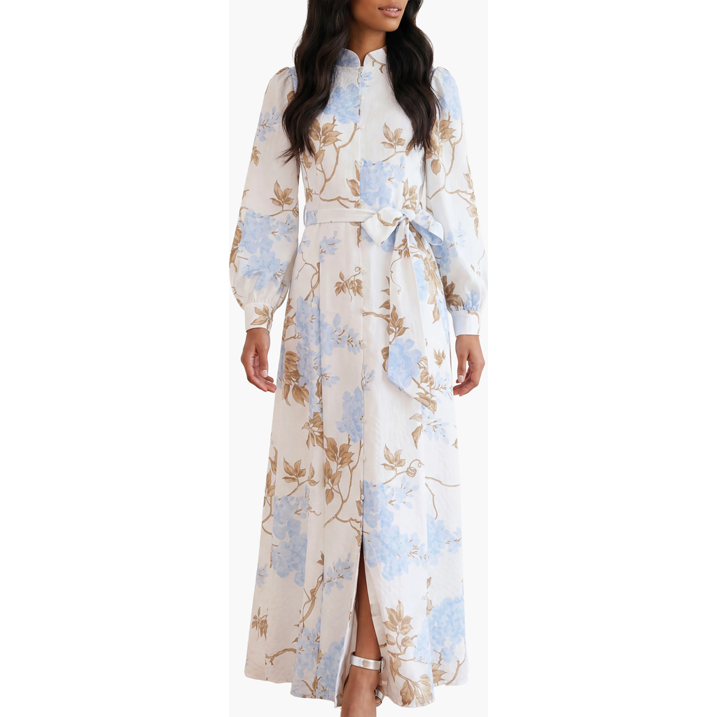 Needle & Thread Needle & Thread Wisteria Jacquard Shirt Dress