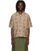 NEEDLES NEEDLES Beige Paisley Jacquard Cabana Shirt - 1