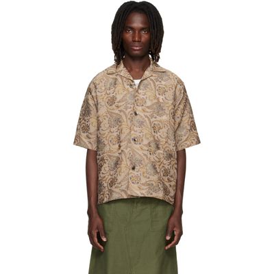 NEEDLES NEEDLES Beige Paisley Jacquard Cabana Shirt