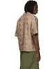 NEEDLES NEEDLES Beige Paisley Jacquard Cabana Shirt - 3