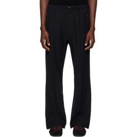 NEEDLES NEEDLES Black Cavalry Twill Boot-Cut Warm Up Trousers