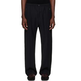 NEEDLES NEEDLES Black Cavalry Twill Warm Up Trousers