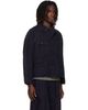 NEEDLES NEEDLES Black Crocodile Jacquard Short Denim Jacket - 2