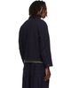 NEEDLES NEEDLES Black Crocodile Jacquard Short Denim Jacket - 3