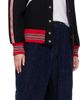 NEEDLES NEEDLES Black Deconstructed Letter Bomber Jacket - 4