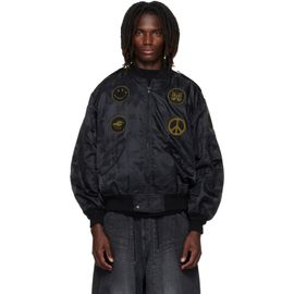 NEEDLES NEEDLES Black L2-B Bomber Jacket