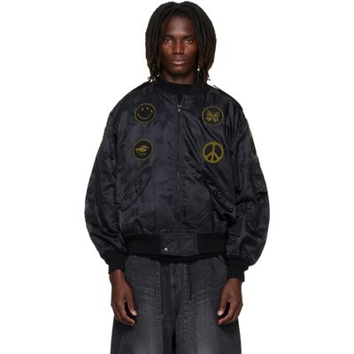 NEEDLES NEEDLES Black L2-B Bomber Jacket