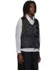 NEEDLES NEEDLES Black Papillon Jacquard Radio Vest - 2