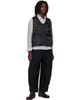 NEEDLES NEEDLES Black Papillon Jacquard Radio Vest - 4