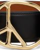 NEEDLES NEEDLES Black Peace Buckle Belt - 1