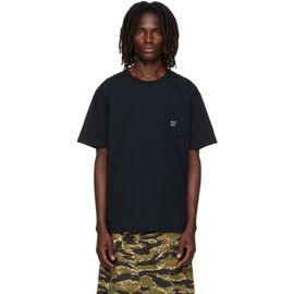NEEDLES NEEDLES Black Poly Jersey S/S Crew Neck T-shirt