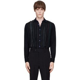 NEEDLES NEEDLES Black Ribbon Flannel Shirt