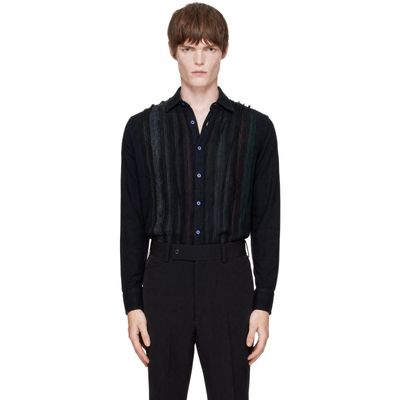 NEEDLES NEEDLES Black Ribbon Flannel Shirt