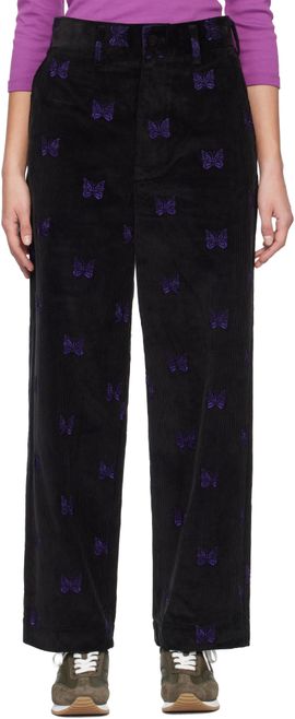 NEEDLES NEEDLES Black Straight Trousers
