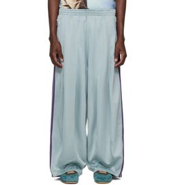 NEEDLES NEEDLES Blue Poly Smooth H.D. Track Pants