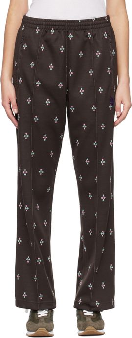 NEEDLES NEEDLES Brown Poly Jacquard Lounge Pants