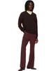 NEEDLES NEEDLES Brown Poly Light Double Cloth Boot-Cut Trousers - 4