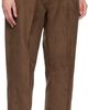 NEEDLES NEEDLES Brown Straight Faux-Suede Pants - 2