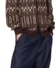 NEEDLES NEEDLES Burgundy Mohair Geometric Cardigan - 4