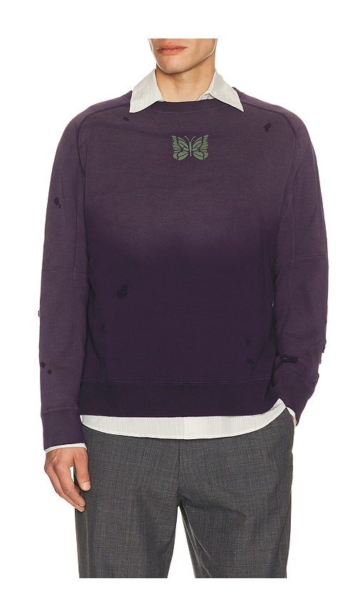 NEEDLES - Purple Zipped Work Hoodie