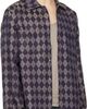 NEEDLES NEEDLES Gray & Burgundy Open Collar Shirt - 2