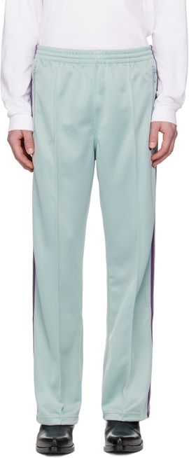 NEEDLES NEEDLES Green Poly Smooth Track Pants