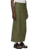NEEDLES NEEDLES Khaki Back Sateen String Fatigue Skirt - 2