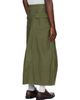 NEEDLES NEEDLES Khaki Back Sateen String Fatigue Skirt - 3