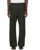NEEDLES NEEDLES Khaki Cavalry Twill Boot-Cut Warm Up Trousers - 1