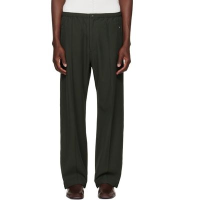 NEEDLES NEEDLES Khaki Cavalry Twill Warm Up Trousers